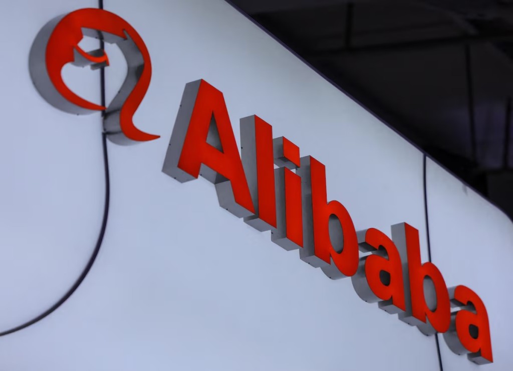 An Alibaba logo is displayed at the company's booth at China International Fair for Trade in Services (CIFTIS) in Beijing, China, September 10, 2025. REUTERS