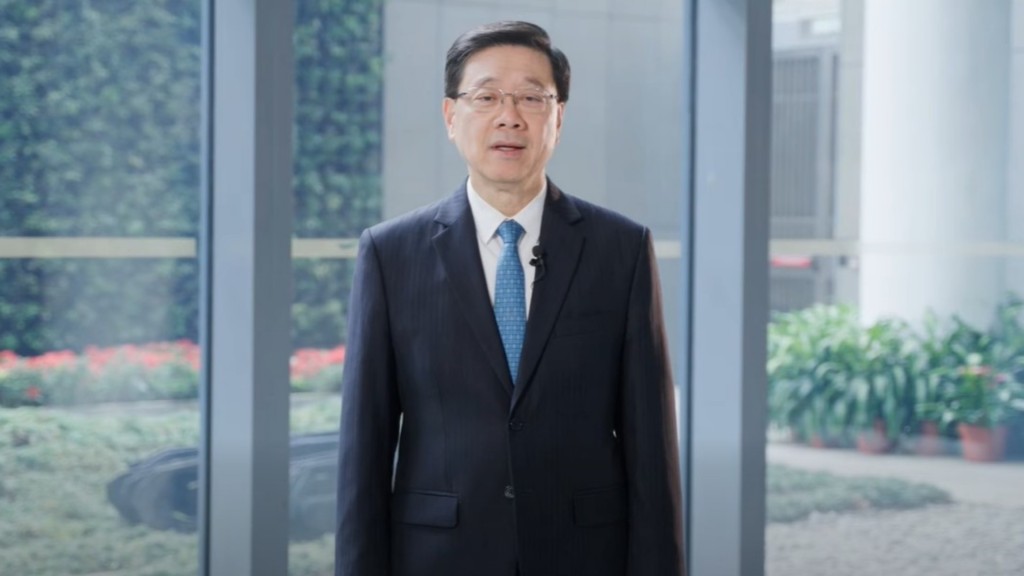 John Lee says public views will be incorporated into policy planning. (Screenshot from John Lee’s Facebook video)