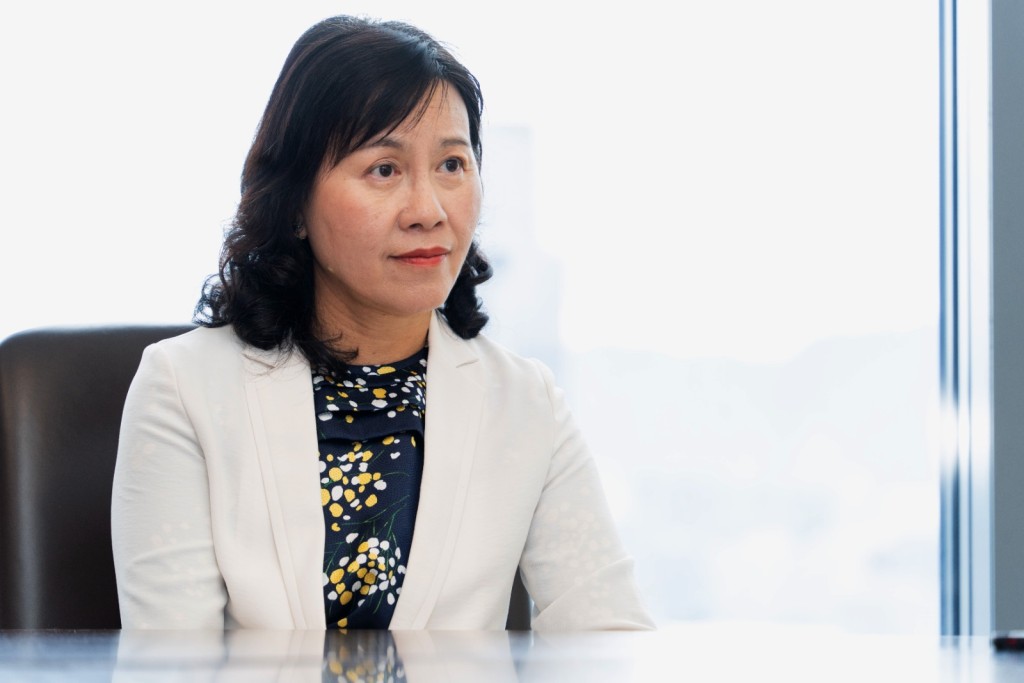 Secretary for Transport and Logistics Mable Chan. SING TAO.