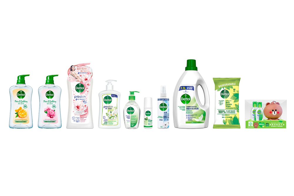 In 2021, Dettol launched 10 new products to provide all-round support for consumers' wellbeing.