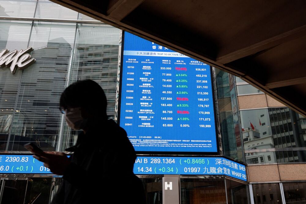 The benchmark Hang Seng Index opened at 24,109 points, down 110 points. Reuters The benchmark Hang Seng Index opened at 24,109 points, down 110 points. Reuters
