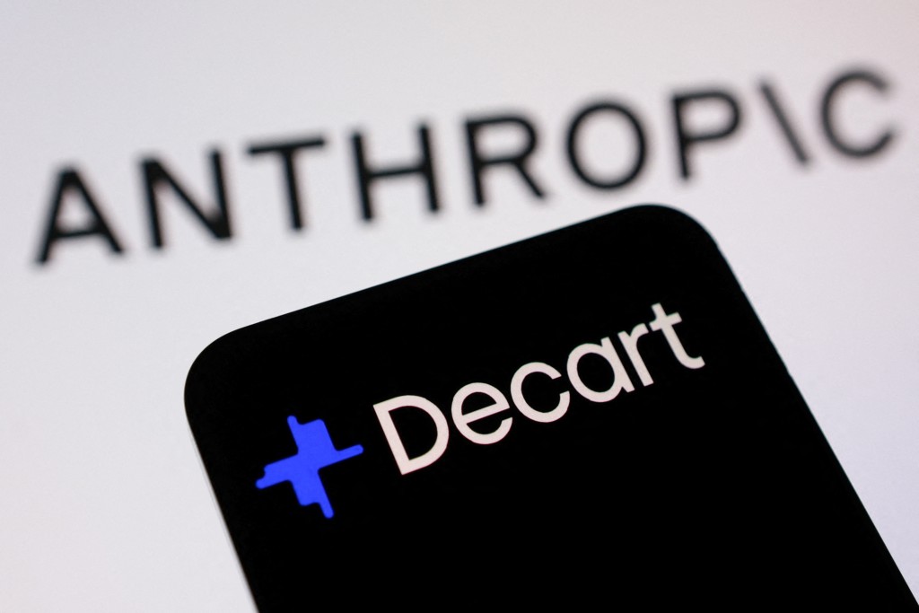 Anthropic and Decart logos are seen in this picture illustration taken August 16, 2026. REUTERS