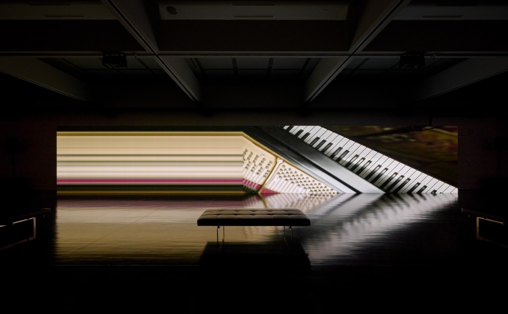 M+ “Ryuichi Sakamoto | seeing sound, hearing time” exhibition.