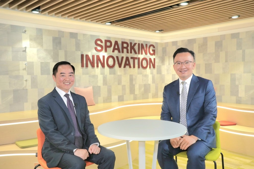 Ir Tony Wong, left, commissioner for digital policy, an innovator and enabler, leads the promotion of data-driven, people-centric and outcome-based digital policies within the government and across various sectors.