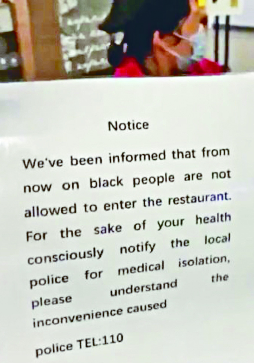McDonald's has apologized after the sign prompted outrage online. McDonald's has apologized after the sign prompted outrage online.