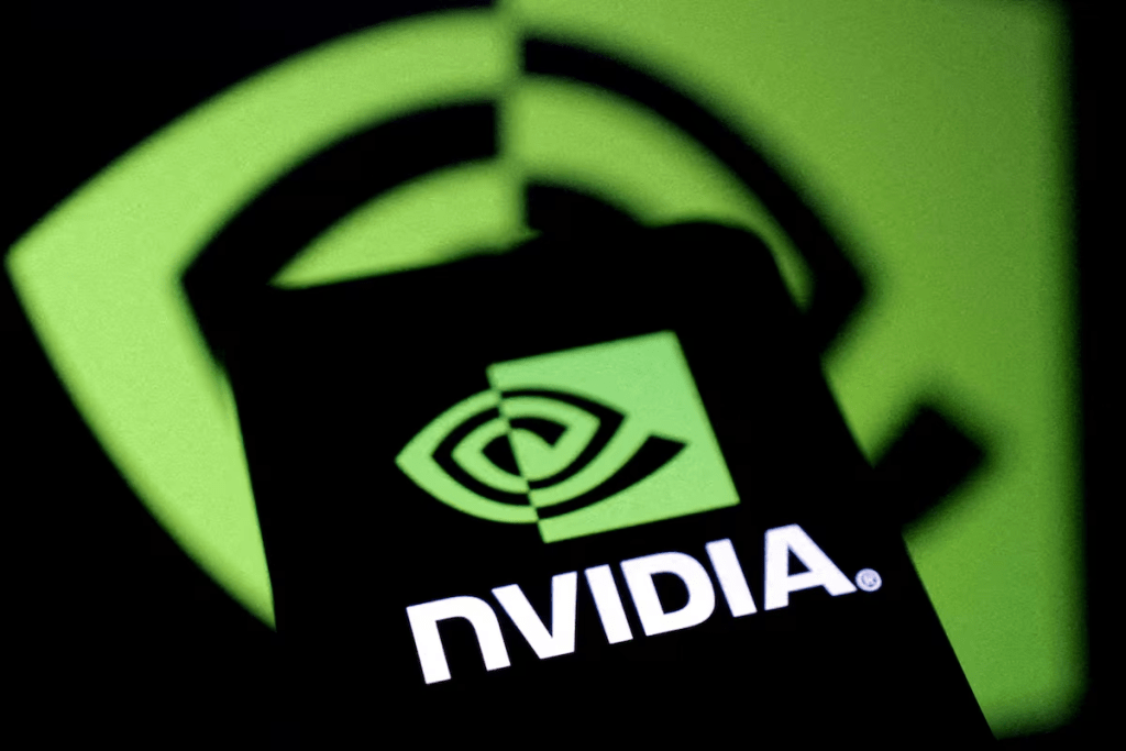 FILE PHOTO: Nvidia logo is seen in this illustration created on January 27, 2025. REUTERS/Dado Ruvic/Illustration/File Photo/File Photo