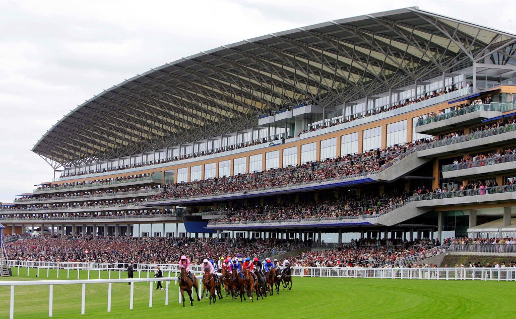 Ascot racecourse action. HKJC