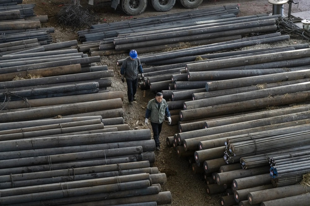 The global steel industry is reeling from a stream of cheap products from China, the result of an oversupply caused by a slumping property sector. Bloomberg The global steel industry is reeling from a stream of cheap products from China, the result of an oversupply caused by a slumping property sector. Bloomberg