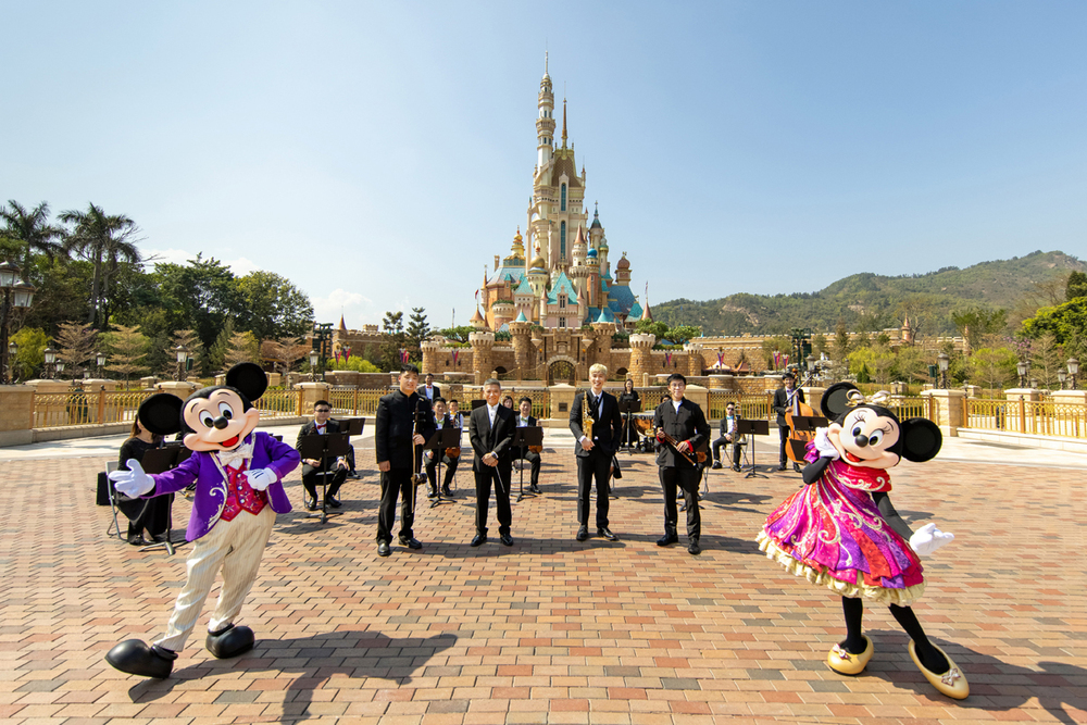 Castle of Magical Dreams, a shining beacon of possibility, as the backdrop for the music video.