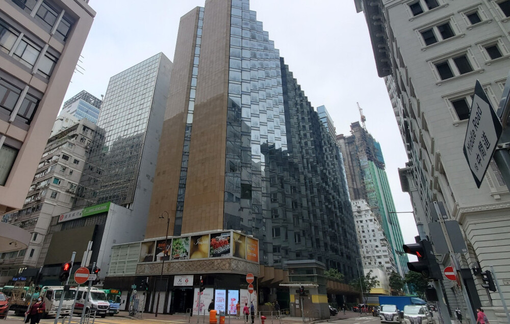 The hotel on Nathan Road in Tsim Sha Tsui. 