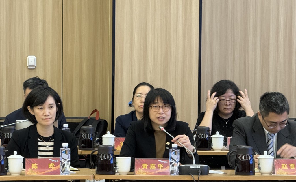 Clara Wong (center) led a Civil Aviation Department delegation to attend the Type Certification Meeting for the C929 aircraft hosted by the Civil Aviation Administration of China in Shanghai.