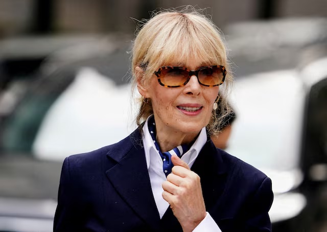 Writer E. Jean Carroll leaves the 2nd U.S. Circuit Court of Appeals, where former U.S. President Donald Trump is asking a federal appeals court to overturn a $5 million jury verdict finding him liable for sexually assaulting and defaming her, who accused Trump of raping her nearly three decades ago, in Manhattan, New York, U.S., September 6, 2024. REUTERS/Adam Gray/File Photo 