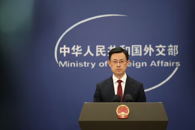 Chinese Foreign Ministry spokesperson Guo Jiakun. (File Photo) Chinese Foreign Ministry spokesperson Guo Jiakun. (File Photo)