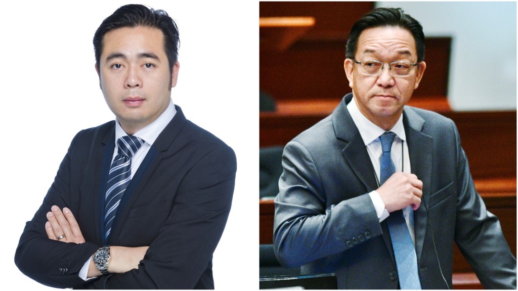 Lau Kai-hong (left) Kenneth Lau Ip-keung (right)
