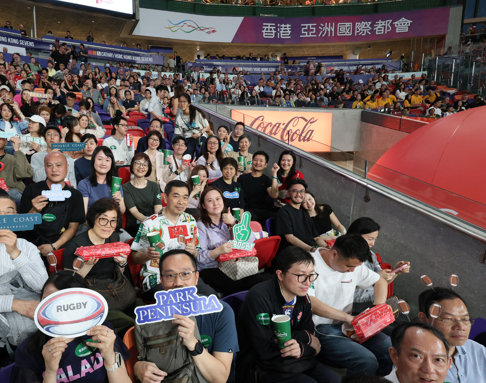 Wheelock Properties cheers for Hong Kong Rugby Seven with Kai Tak residents