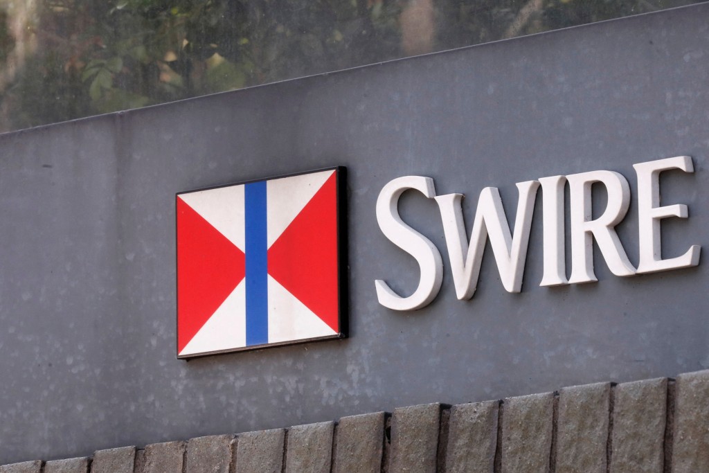 Logo of Swire Group is seen in Hong Kong, China December 6, 2017. REUTERS/Tyrone Siu