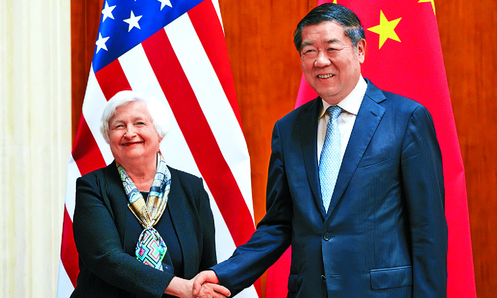 Janet Yellen and He Lifeng will hope to make progress on key economic issues.
AP Janet Yellen and He Lifeng will hope to make progress on key economic issues.
AP