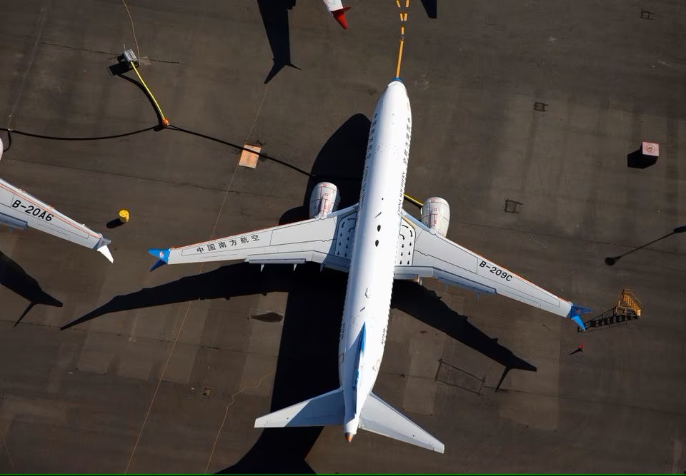A China Southern Airlines Boeing 737 MAX 8 aircraft. (Reuters) A China Southern Airlines Boeing 737 MAX 8 aircraft. (Reuters)