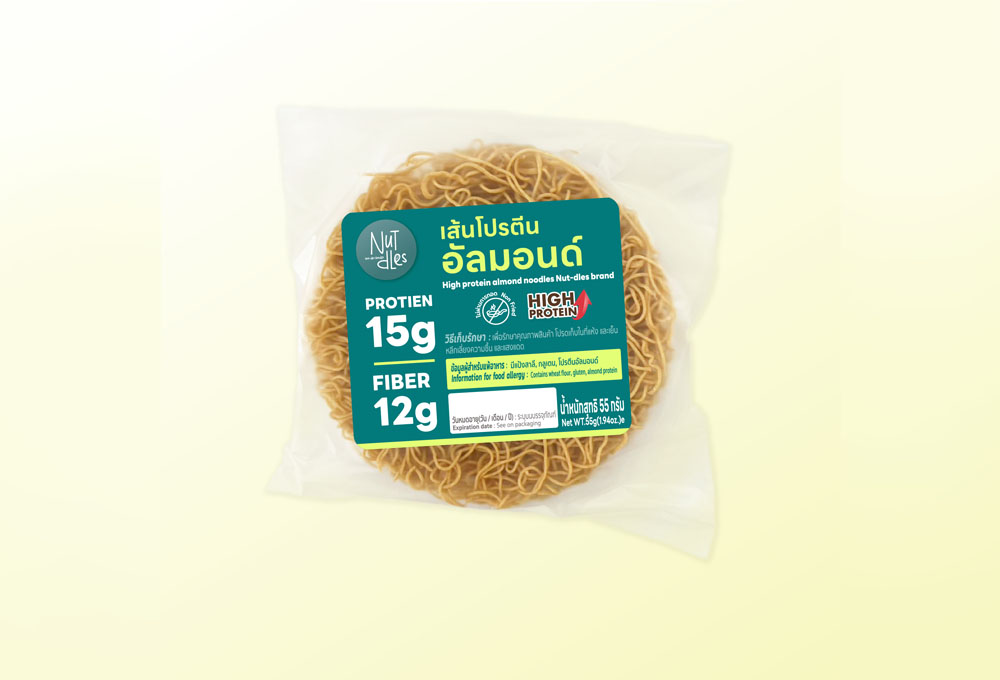 Rungsan Food introduced the flagship product, Nutdle - an almond-based, low-carb noodle.