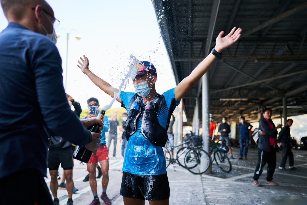 Jacky Leung is the first-ever runner to go sub-50 hours on the Hong Kong Four Trails Ultra Challenge. Jacky Leung is the first-ever runner to go sub-50 hours on the Hong Kong Four Trails Ultra Challenge.