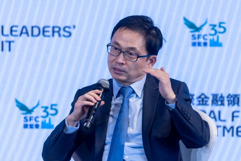 Zhang Lei, founder and chief executive officer of Hillhouse Investment Management, during the Global Financial Leaders' Investment Summit in Hong Kong, Bloomberg Zhang Lei, founder and chief executive officer of Hillhouse Investment Management, during the Global Financial Leaders' Investment Summit in Hong Kong, Bloomberg