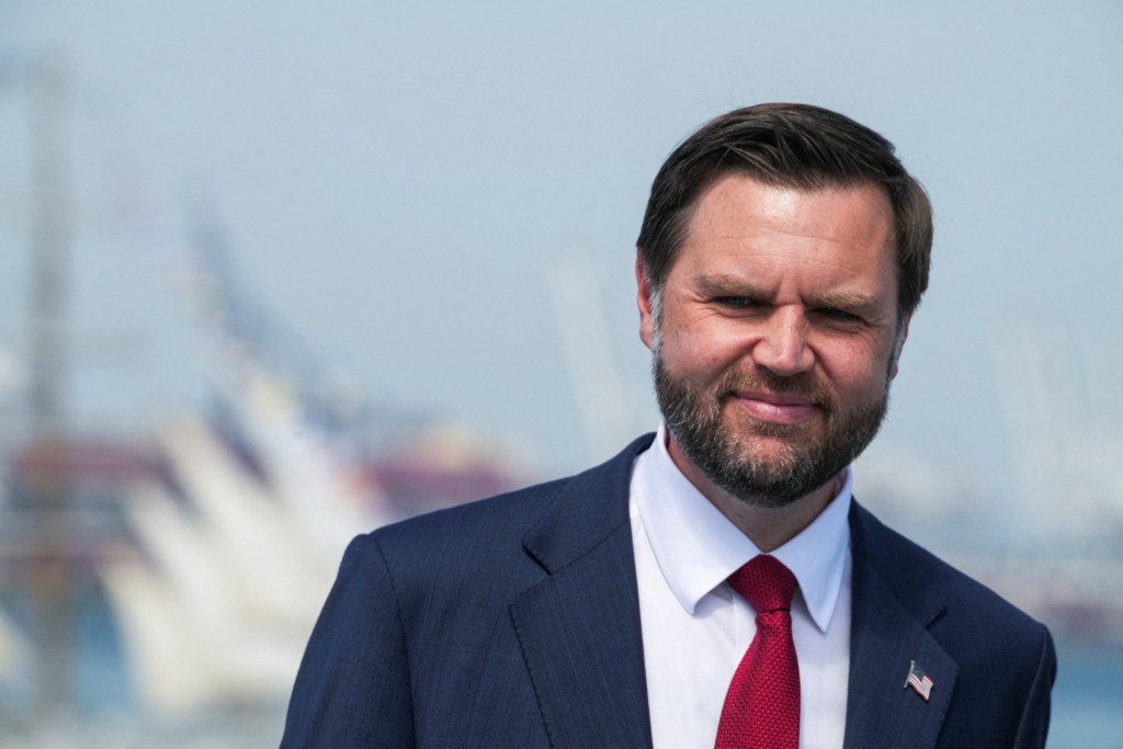 U.S. Vice President JD Vance looks on aboard the Wasp-class amphibious assault ship USS Kearsarge Navy during the Sail 250 parade of ships in New York Harbor, as the United States celebrates its 250th anniversary on Independence Day in New York City, U.S., July 4, 2026. (Reuters)