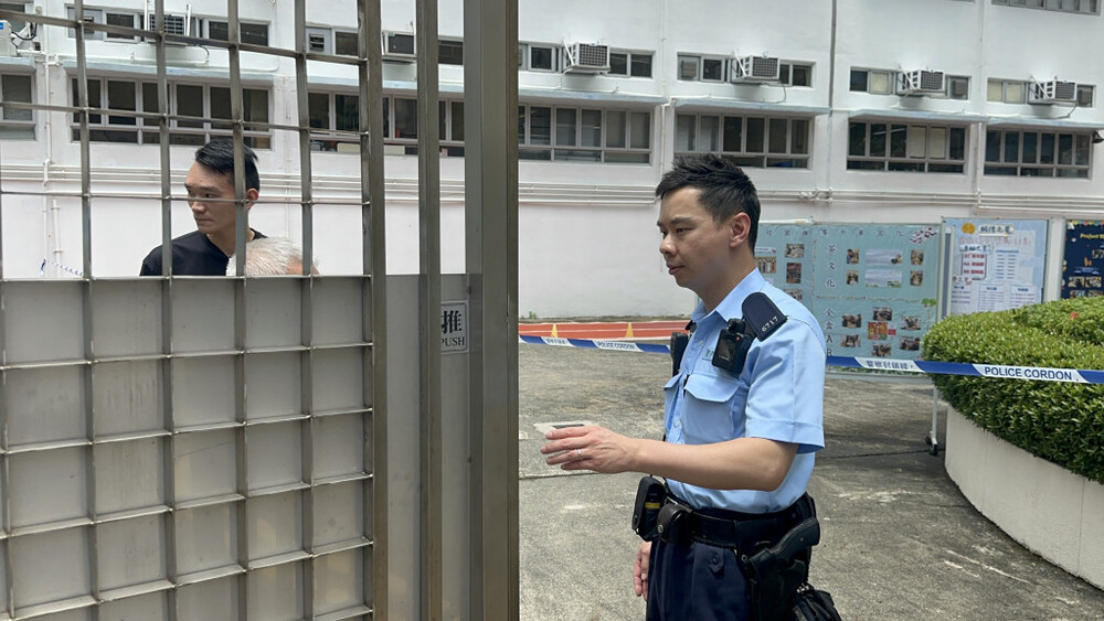 A 17-year-old boy fell to his death at a Tai Po secondary school on Monday noon.