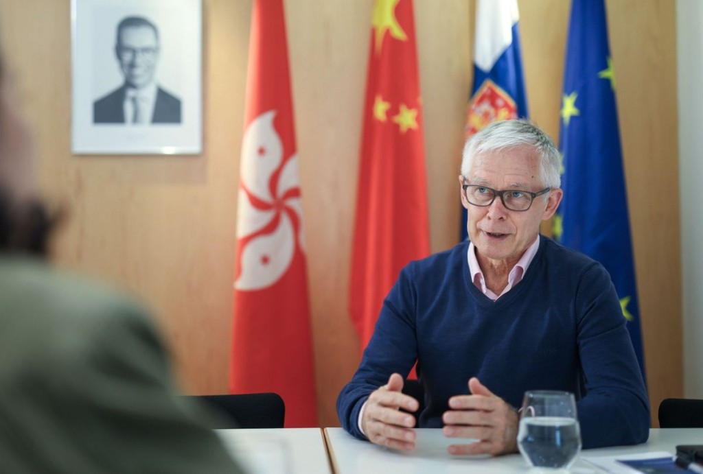Timo Kantola, the Consul-General of Finland to hong Kong and Macao 