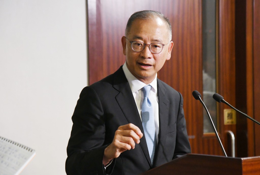 Hong Kong Monetary Authority chief executive Eddie Yue. (File photo)
