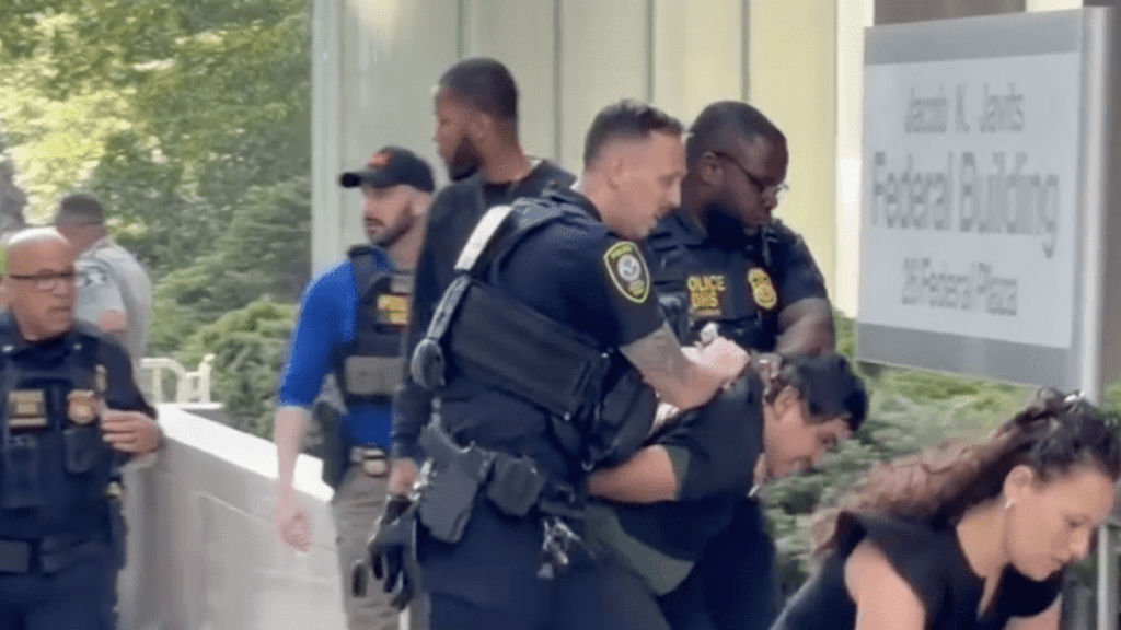 Screenshot from ABC News footage