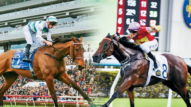 Voyage Bubble versus My Wish on Sunday in the Sha Tin Trophy (Sing Tao) 