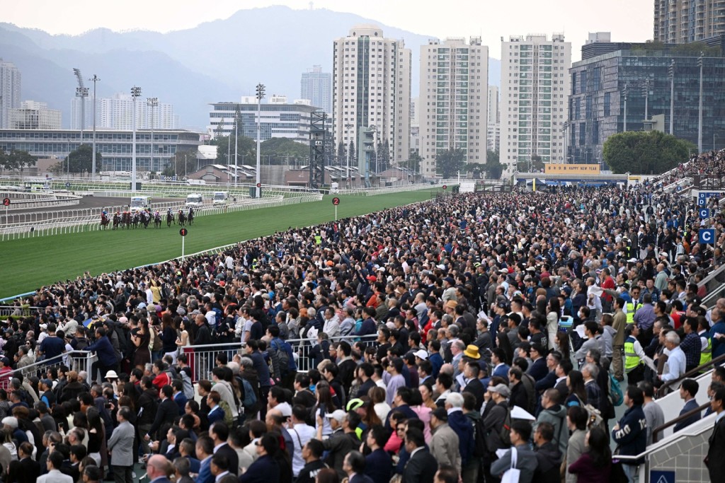 More than 40,000 fans flocked to Sha Tin Racecourse for the "Lucky Start" fixture on January 1. HKJC