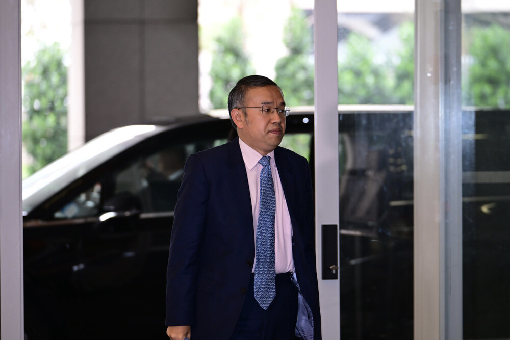Secretary for Financial Services and the Treasury Christopher Hui Ching-yu.