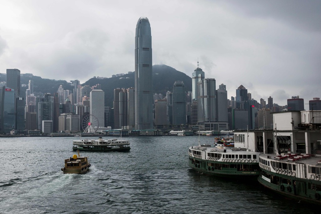 In this photo taken on May 20, 2019 a general view of the Hong Kong sky line and Victoria Harbour. AFP