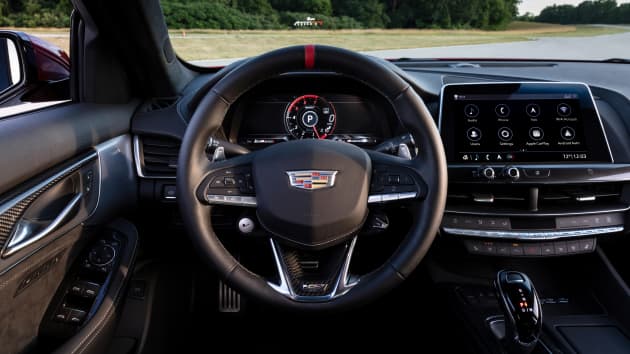 Interior of the 2022 Cadillac CT5-V Blackwing. Interior of the 2022 Cadillac CT5-V Blackwing.