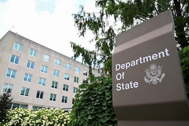 A general view of the U.S. State Department building in Washington, D.C., U.S., July 11, 2025. REUTERS/Annabelle Gordon/File photo