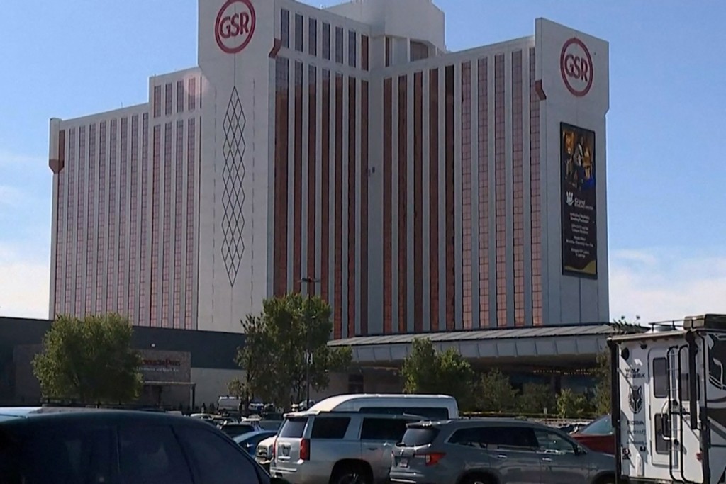 The Grand Sierra Resort casino is seen after a fatal shooting in Reno, Nevada, U.S., July 28, 2025. (Reuters)