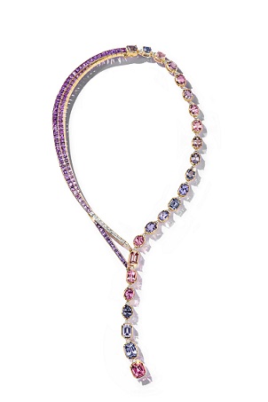 Tiffany Blue Book Collection multicolored spinel necklace.