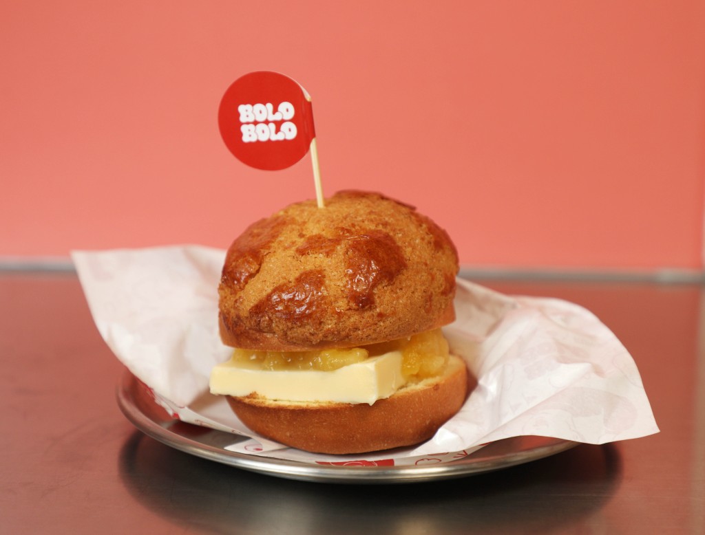 Mini Pineapple Bun with Butter and Jam (HK$24). The shop also sells the mini bun filled with homemade pineapple jam — an uncommon version that actually contains pineapple.