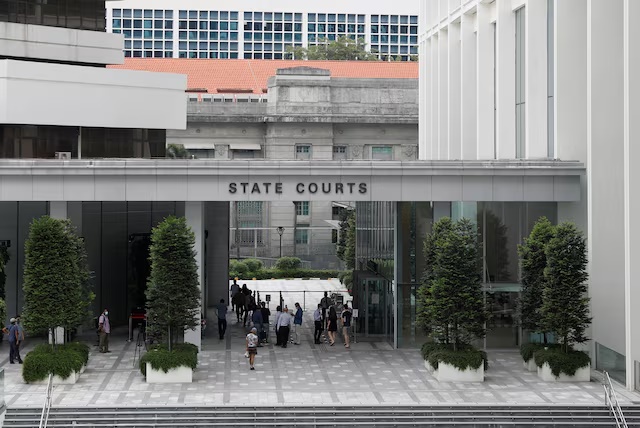 General view shows the State Courts in Singapore February 15, 2021. REUTERS/Edgar Su/File Photo General view shows the State Courts in Singapore February 15, 2021. REUTERS/Edgar Su/File Photo