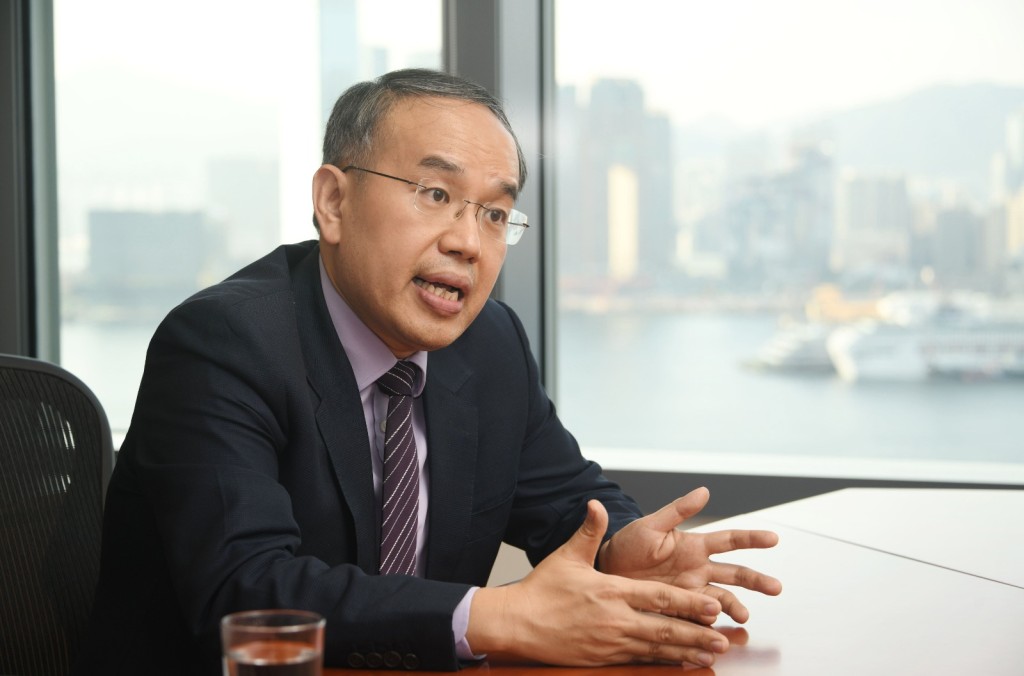 The government will use stablecoins as a payment tool and another form of legal tender, said Christopher Hui. SING TAO