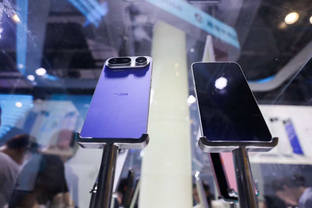 NaviX Ultra are displayed at the ZTE booth during the World Artificial Intelligence Conference (WAIC) in Shanghai, REUTERS.