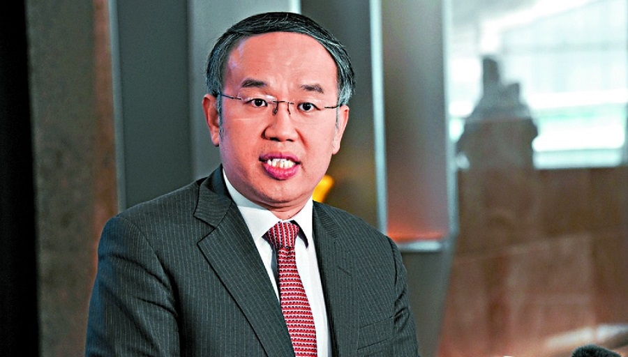 Secretary for Financial Services and the Treasury Christopher Hui Ching-yu. SING TAO Secretary for Financial Services and the Treasury Christopher Hui Ching-yu. SING TAO