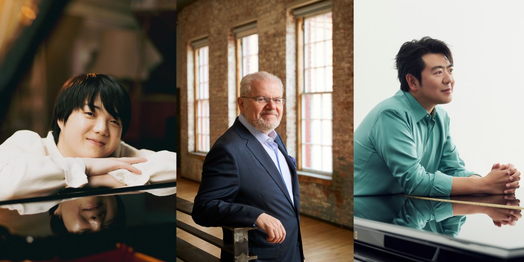 The Hong Kong Philharmonic Orchestra (HK Phil) will close out the year with a trio of heavyweight collaborations, featuring (from left) Japanese virtuoso Mao Fujita, returning sensation Emanuel Ax, and global superstar Lang Lang.