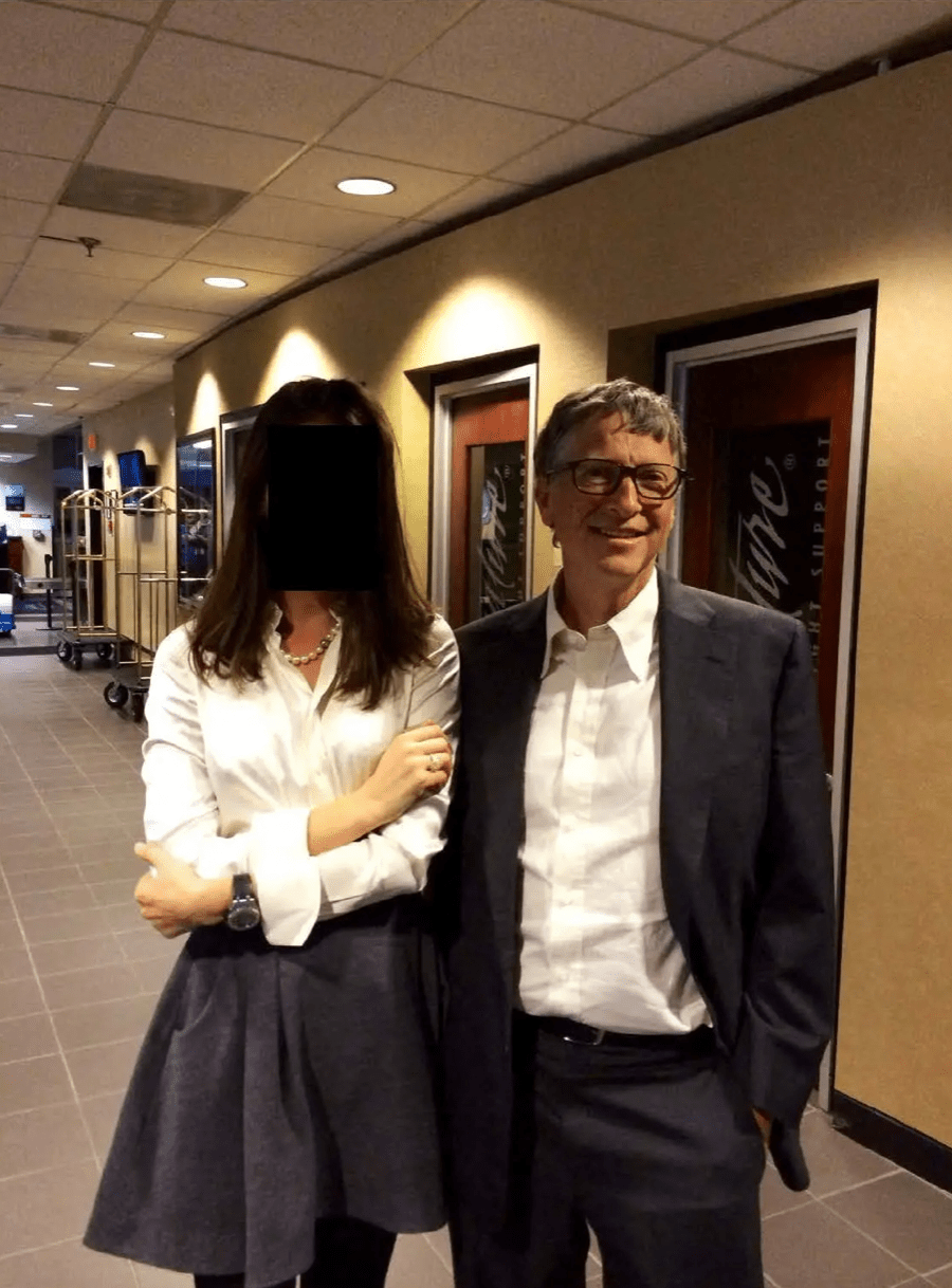 U.S. House panel releases Epstein documents featuring photo of Bill Gates with unidentified woman.