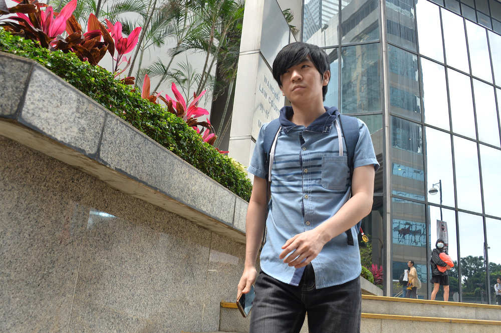 From left: Lin Yun-faat, who was sentenced to four years in jail for rioting in Mong Kok two years ago, and Cheng Shun-tat, Loo Jun-kun and Wong San-man, who were acquitted of the same charge. From left: Lin Yun-faat, who was sentenced to four years in jail for rioting in Mong Kok two years ago, and Cheng Shun-tat, Loo Jun-kun and Wong San-man, who were acquitted of the same charge.
