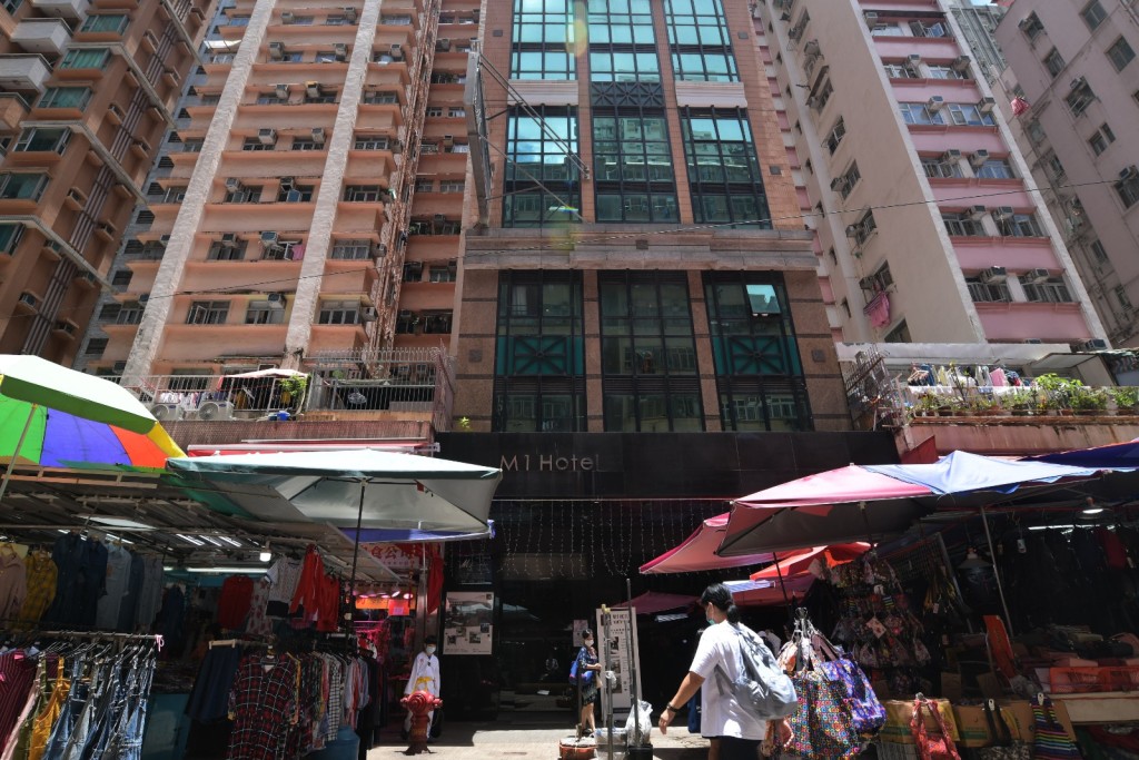 The M1 Hotel in North Point. SING TAO