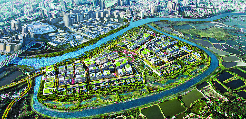 The zone features two parks. Sing Tao The zone features two parks. Sing Tao