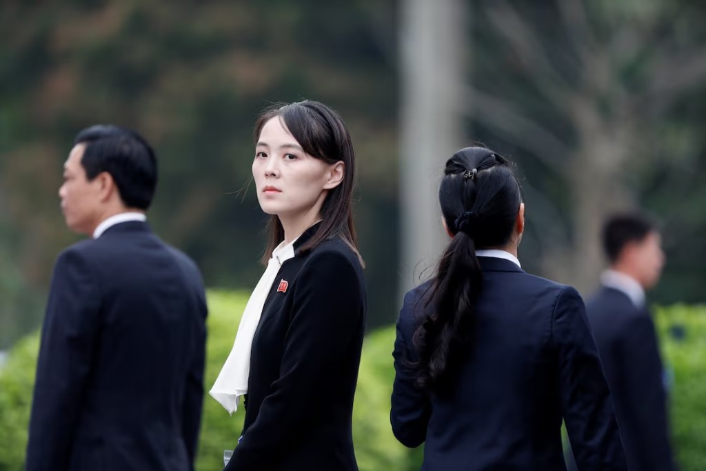  Kim Yo Jong, sister of North Korea's leader Kim Jong Un attends wreath laying ceremony at Ho Chi Minh Mausoleum in Hanoi, Vietnam March 2, 2019. REUTERS/Jorge Silva/Pool