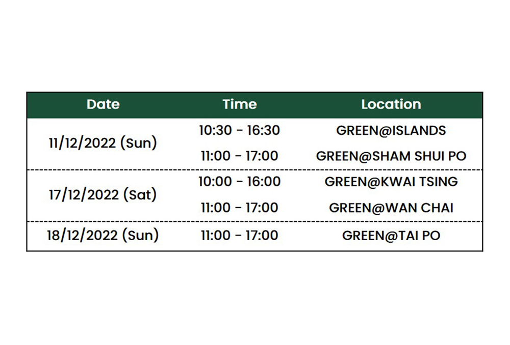 RECYCLING FEST Schedule
